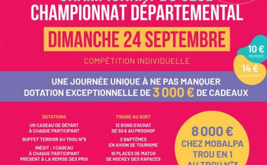 Championnat du club de Golf GAP - BAYARD