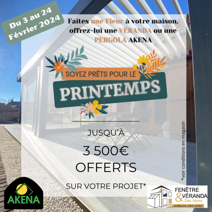 Soyez prêts pour le printemps avec AKENA !