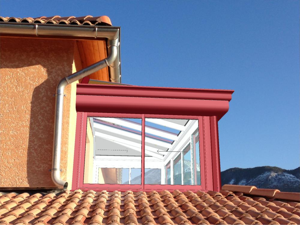 Loggia sur balcon R+1