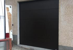 Porte de garage sectionnelle sans portillon
